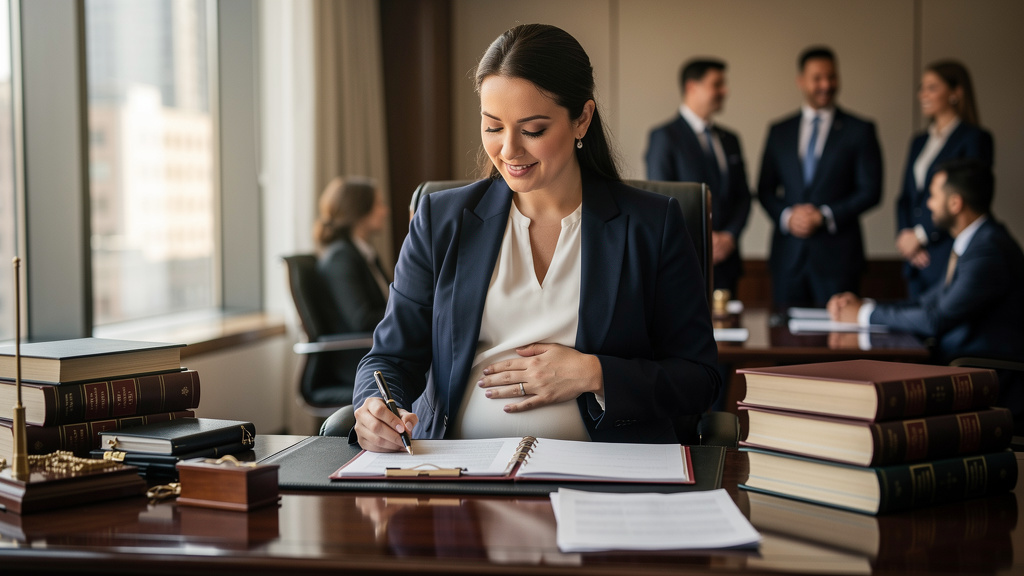 Comment les juristes soutiennent une avocate enceinte